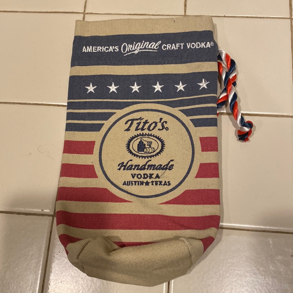 Tito’s Vodka canvas case in great condition